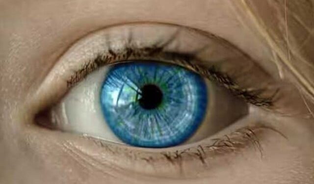 What race are all people with blue eyes from?