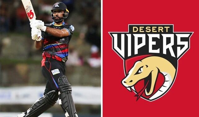 ILT20, Fakhr zaman became part of Desert Vipers