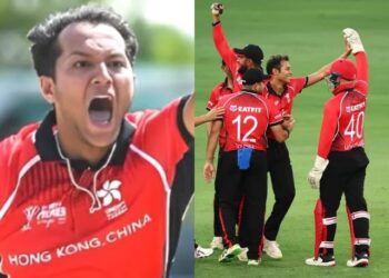 The Hong Kong bowler created a new history in T20 Internationals