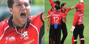 The Hong Kong bowler created a new history in T20 Internationals