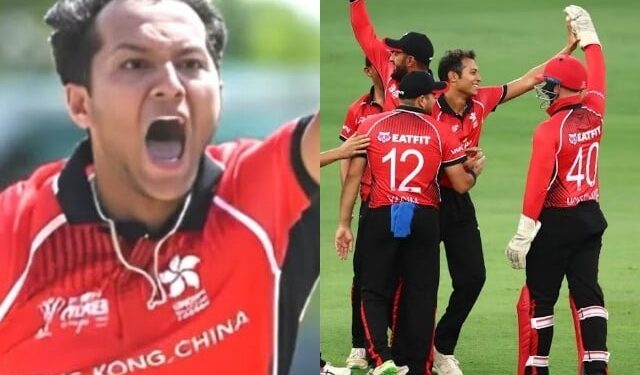 The Hong Kong bowler created a new history in T20 Internationals