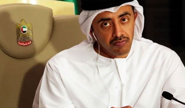 Will not support Israeli plan without Palestinian state, UAE