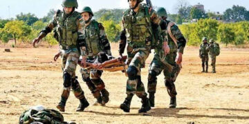 Suicide of an Indian officer posted on the Bangladesh border