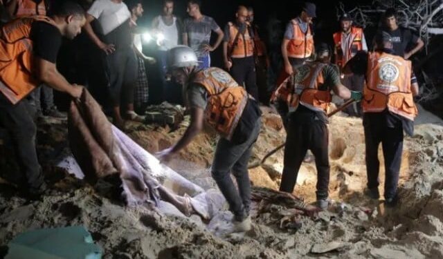 Attack of Israeli planes in Khan Yunis, 40 Palestinians martyred, dozens injured