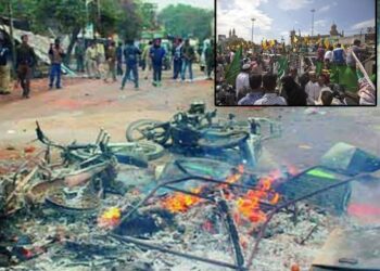 India; Attack on Muslim population by fanatical Hindus on flagging of Eid Milad-ul-Nabi