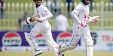 Second test; Bangladesh batting against Pakistan continues