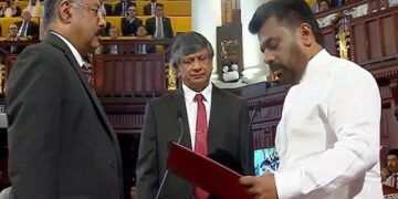 Sri Lanka's newly elected president takes oath; The Prime Minister has resigned