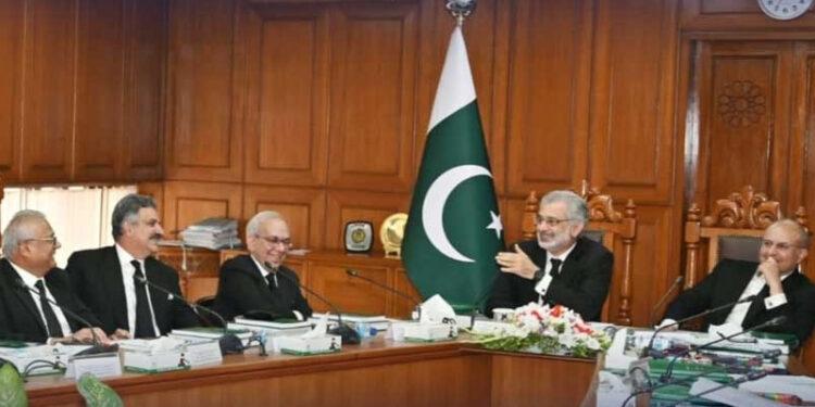 The meeting of the Judicial Commission under the chairmanship of Chief Justice Qazi Faiz Isa will be held today