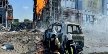 Russia's major air attack on Kharkiv, 41 people injured