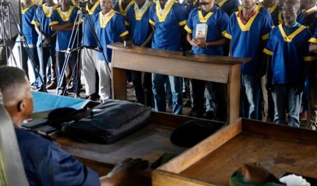 Congo; 37 people, including 3 Americans, were sentenced to death for overthrowing the government