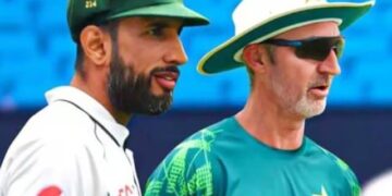 After the historic defeat, head coach Jason Gillespie left for Australia