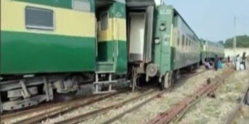 Accident on the train from Karachi to Rawalpindi