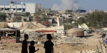 Eight people were killed in an Israeli attack on a school in northern Gaza