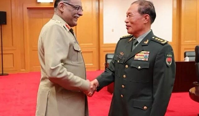 General Sahir Shamshad Mirza visits China, expresses satisfaction over strategic cooperation