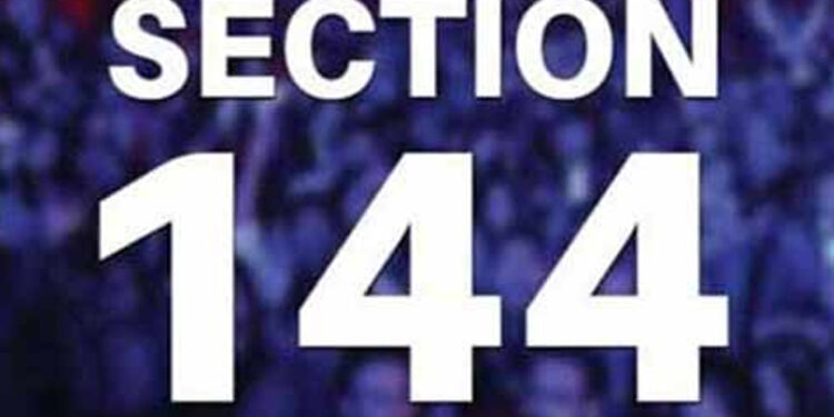 The Punjab government also imposed restrictions under Section 144 in Lahore