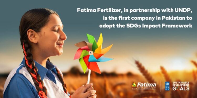 Fatima Fertilizer Becomes the First Company in Pakistan to Partner with UNDP on SDG Impact Framework.