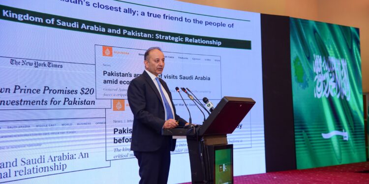 Saudi Kingdom’s Vision 2030 ties seamlessly with Pakistan’s economic vision, Dr Musadik Malik