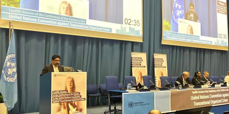 Pakistan Calls for Comprehensive Action Against Transnational Organized Crime (Vienna)