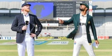 Rawalpindi Test; England won the toss and decided to bat against Pakistan