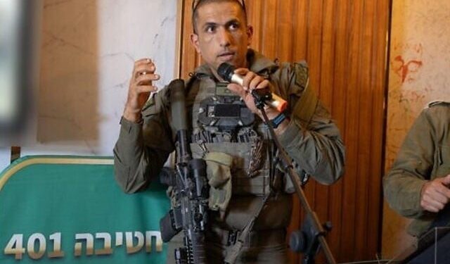 A top Israeli army officer was killed during the fighting in Gaza