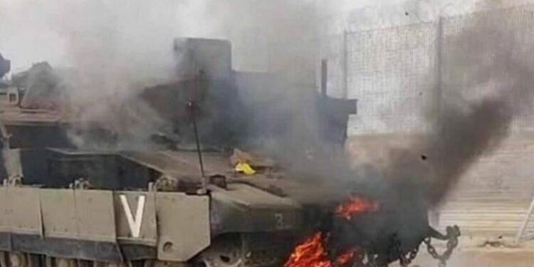 17 Palestinians were martyred by the bombing of Gaza, Israeli vehicles were destroyed in the attack by Hamas, many soldiers were killed