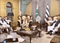 Constitutional amendment; The PTI delegation reached Maulana Fazlur Rehman's residence today