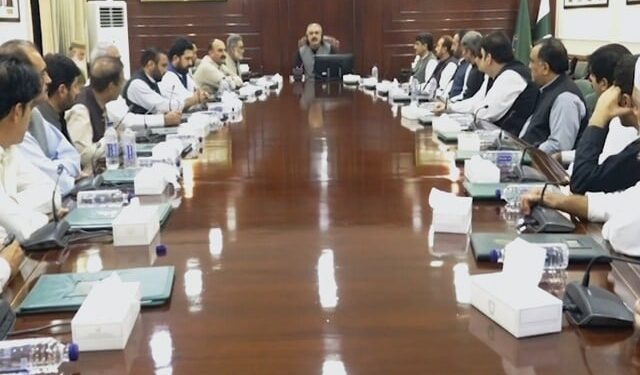 A special committee consisting of government and opposition members was formed on the tense situation in Khyber