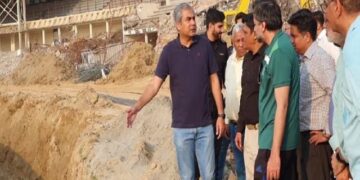 Gaddafi Stadium, Upgradation work going on fast, Chairman's visit