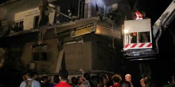 Israeli attack on a residential building in Damascus, the capital of Syria, 7 people were killed and 11 injured