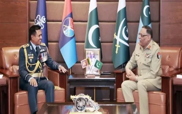 Determined to increase defense cooperation with Sri Lanka, General Sahir
