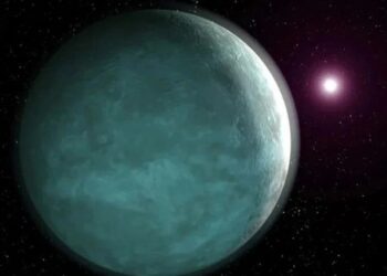 A planet where there is nothing but steam