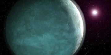 A planet where there is nothing but steam