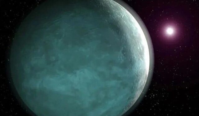 A planet where there is nothing but steam