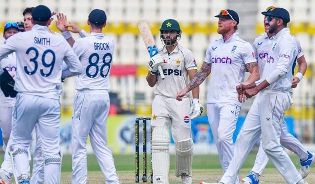 Second test; Pakistan were all out by scoring 366 runs in the first innings