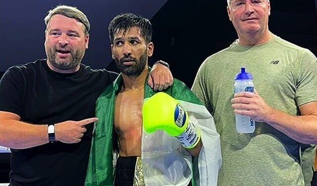 Another success of Pakistan's top professional boxer Muhammad Wasim in professional boxing