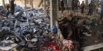 Israeli attack on Gaza school; 22 refugees including women and children martyred