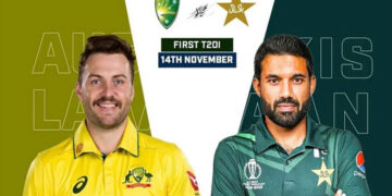 The first T20 match between Pakistan and Australia will be played today