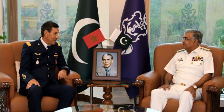 INSPECTOR MOROCCAN AIR FORCE CALLED ON CHIEF OF THE NAVAL STAFF AT NAVAL HEADQUARTERS