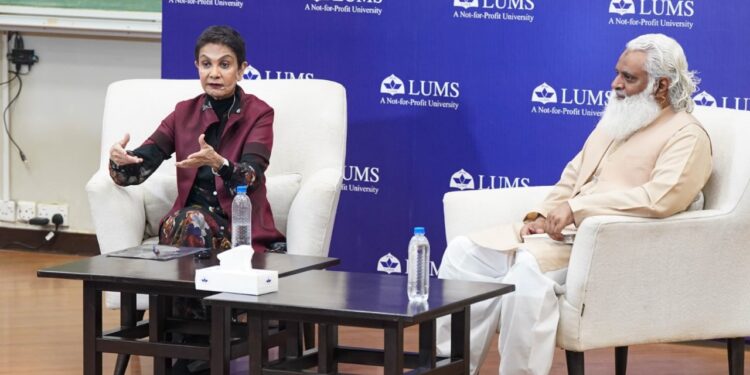 A revolutionary approach to Cancer, and the role of Art in Healing; A series of talks by Dr. Azra Raza at LUMS