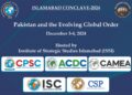 ISSI’s annual flagship event next week to focus on “Pakistan and the Evolving Global Order”