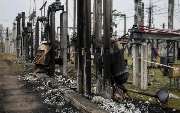 Russian warplanes attack Ukrainian power plants