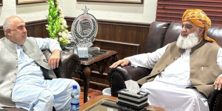 Tehreek-e-Insaf and JUI agree on joint struggle inside and outside Parliament