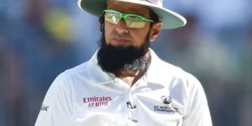 How did Aleem Dar play an important role in Pakistan's win against England?