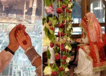 Indian actress's marriage in Medina, photos viral