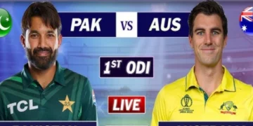 Australia won the toss and invited Pakistan to bat first