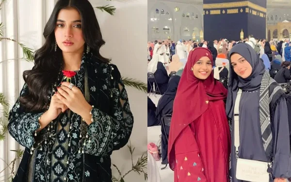 Actress Laiba Khan achieved the happiness of Umrah