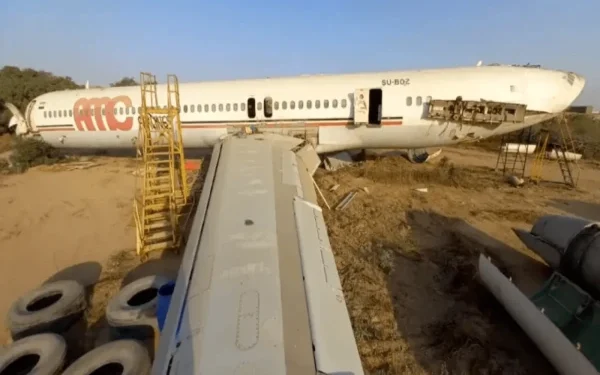 The phase of moving the disabled aircraft to Hyderabad has begun.