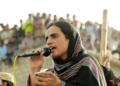 The decision on the request to remove the name of Mahrang Baloch from the travel ban list is reserved