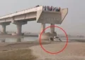 Car traveling on Google Maps route plunges into river from under-construction bridge, 3 killed