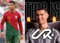 Who is the first guest on Ronaldo's YouTube channel?